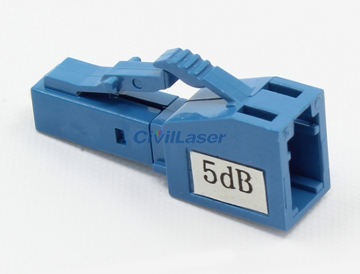 LC PC 단일 모드 Yin And Yang Type Fiber Optic Attenuator Accurate Attenuation